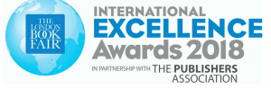 Logo for the International Excellence Awards held at the London Book Fair in partnership with The Publishers association