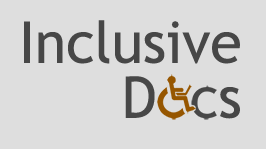 Inclusive Docs logo