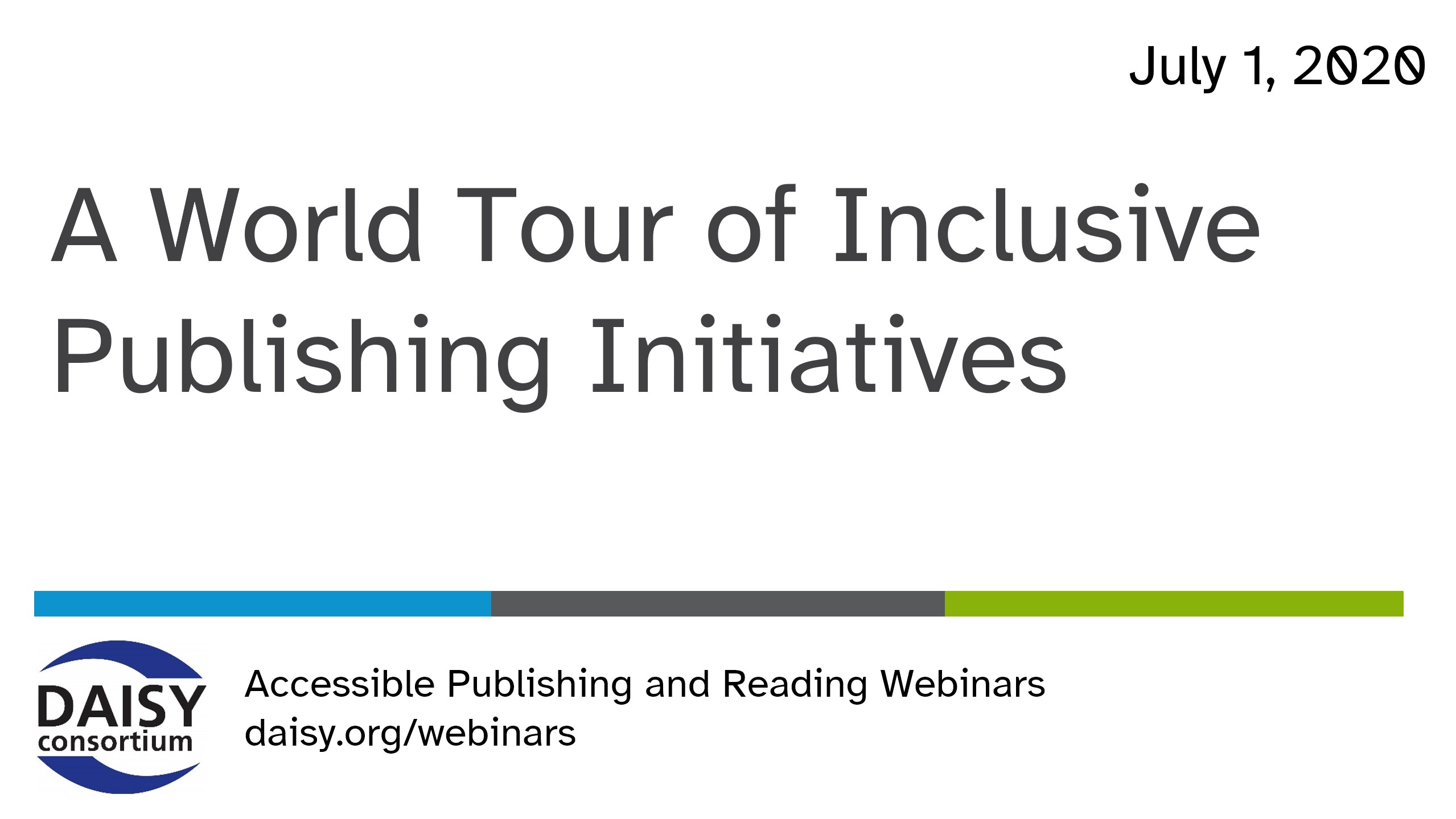 A World Tour of Inclusive Publishing Initiatives (W) - Inclusive Publishing