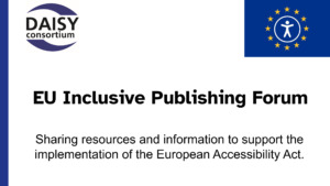 EU Inclusive Publishing Forum title slide