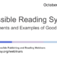 Accessible Reading Systems opening slide