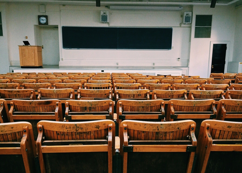 photo of a lecture theatre 