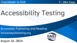 Accessibility Testing webinar title slide