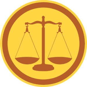 Illustration of scales representing legislation