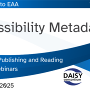 Accessibility Metadata title slide