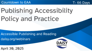 Publishing Accessibility Policy and Practice title slide